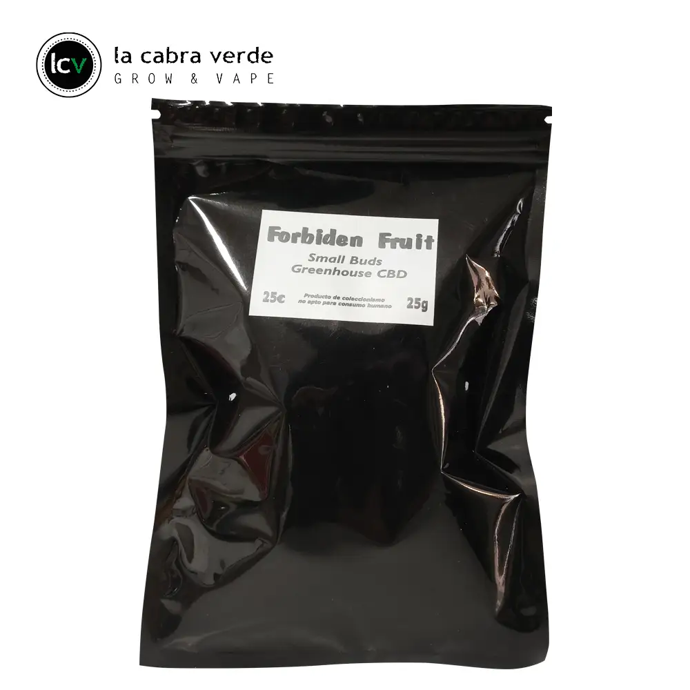 Forbidden Fruit Small Buds 2 Etiqueta de Forbiden Fruit CBD Small Buds