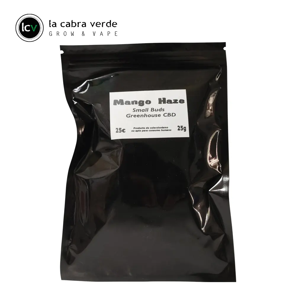 Mango Haze Small Buds 2 Etiqueta de Mango Haze CBD Small Buds